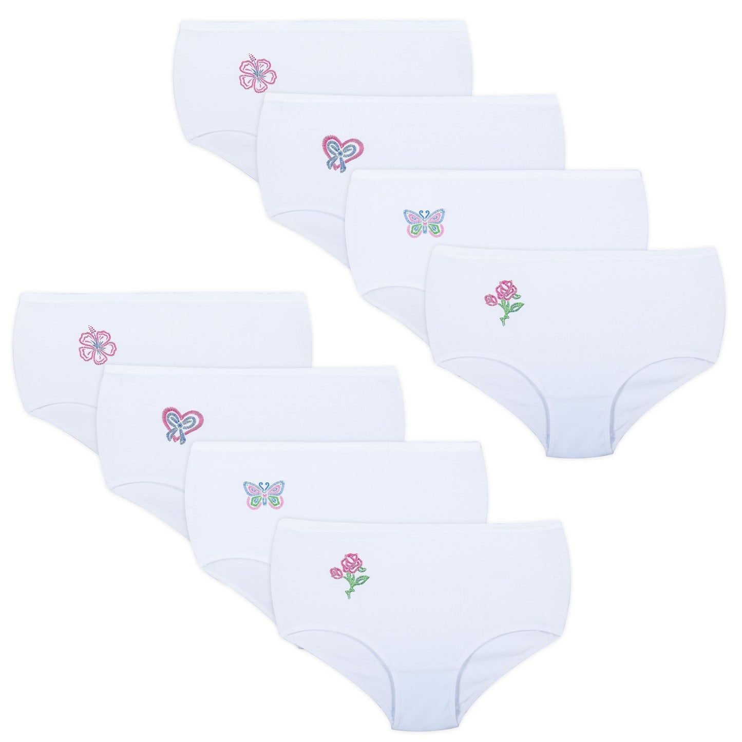 8er Set Taillen Slips - Mix - Bunt