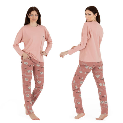 Schlafanzug Pyjama langarm- Spring - Pastel