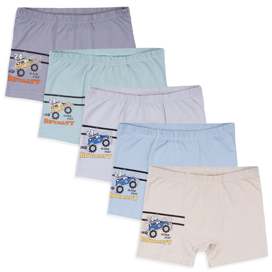 5er Set Jungen Boxershorts - Rallye - Bunt
