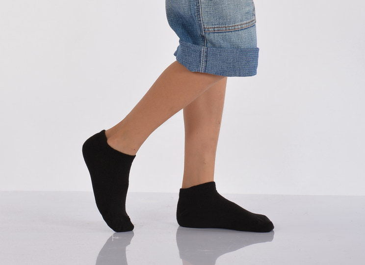12 Paar Jungen Mädchen Uni Kurzsocken Socken Kindersocken
