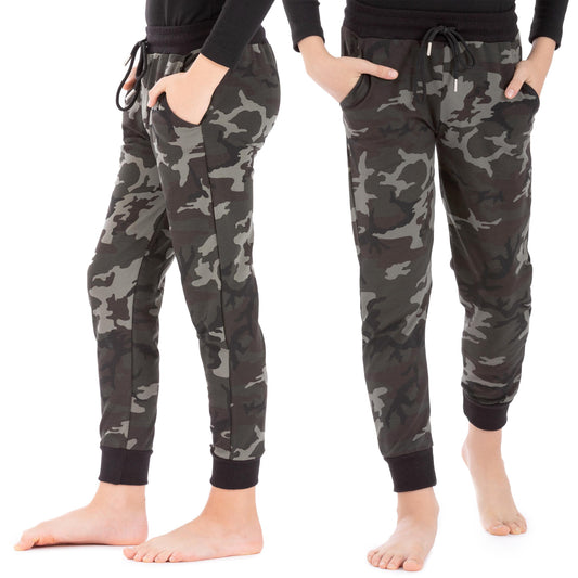 Jungen Mädchen Camouflage Hose Trainingshose Jogginghose Freizeithose Sporthose Baumwolle