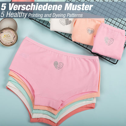 10er Set Mädchen Pantys - Strass - Mehrfarbig