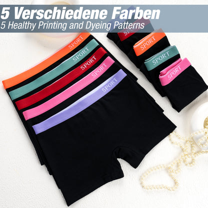 10er Set  Mädchen Pantys Boxershorts - Sport - Schwarz