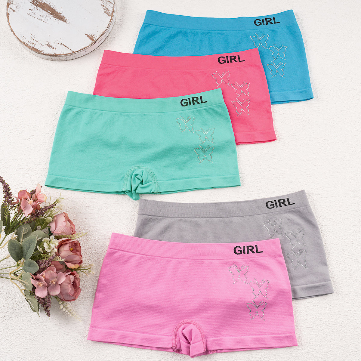 10er Set Pantys Boxershorts - Strass