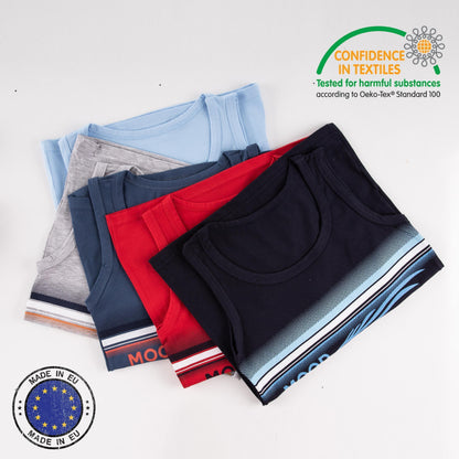 5er Set Jungen Unterhemden - Mood - Bunt