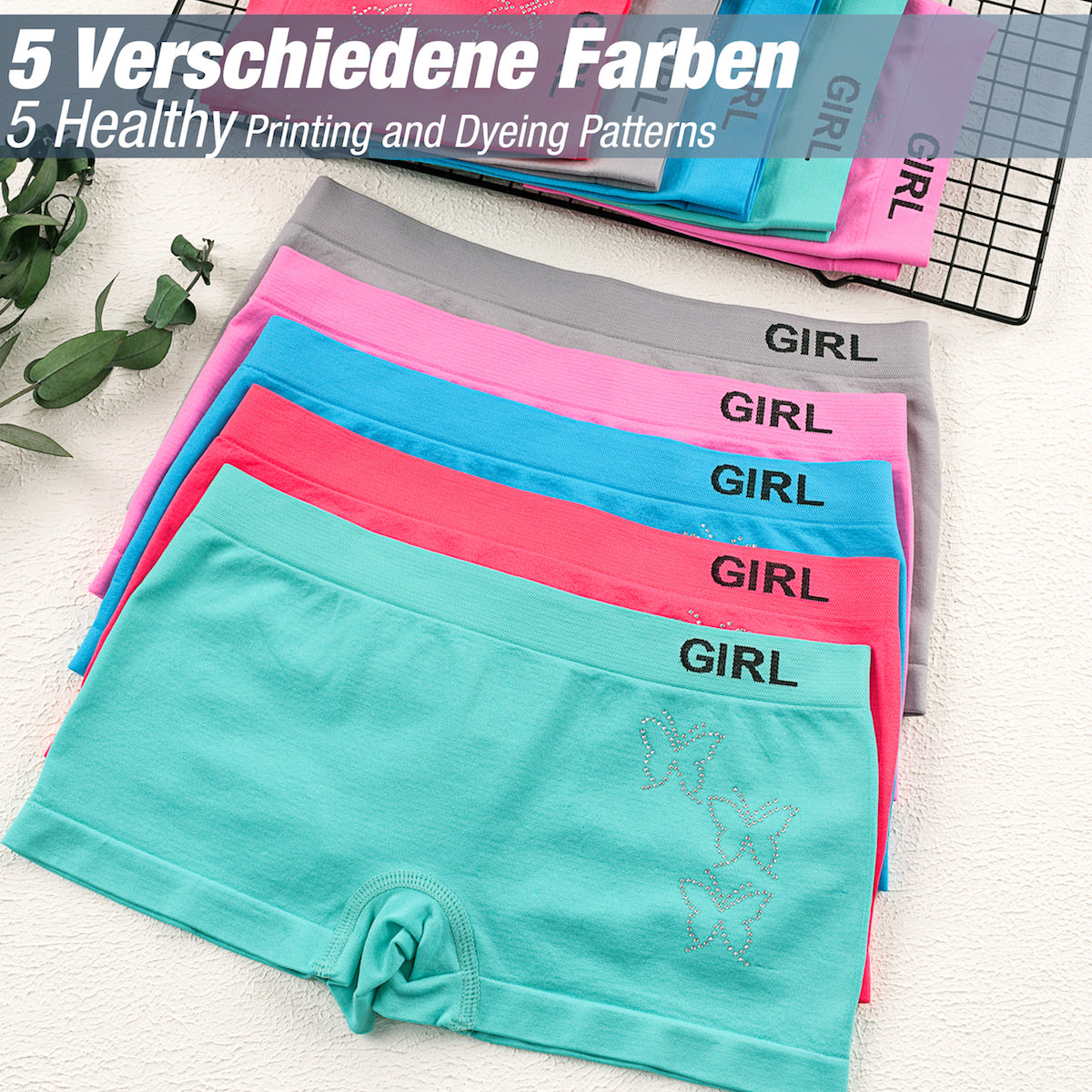 10er Set Pantys Boxershorts - Strass