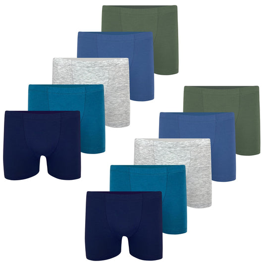 10er Pack Jungen Boxershorts - Basics- 92-170