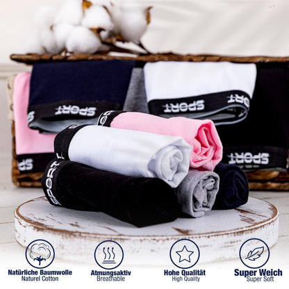 10er Set Mädchen Slips - Sport - Bunt