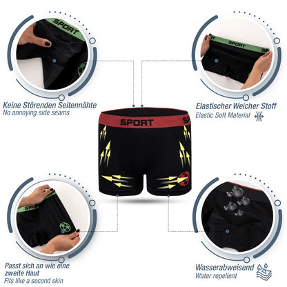 10er Set Jungen Boxershorts - Fussball - Bunt