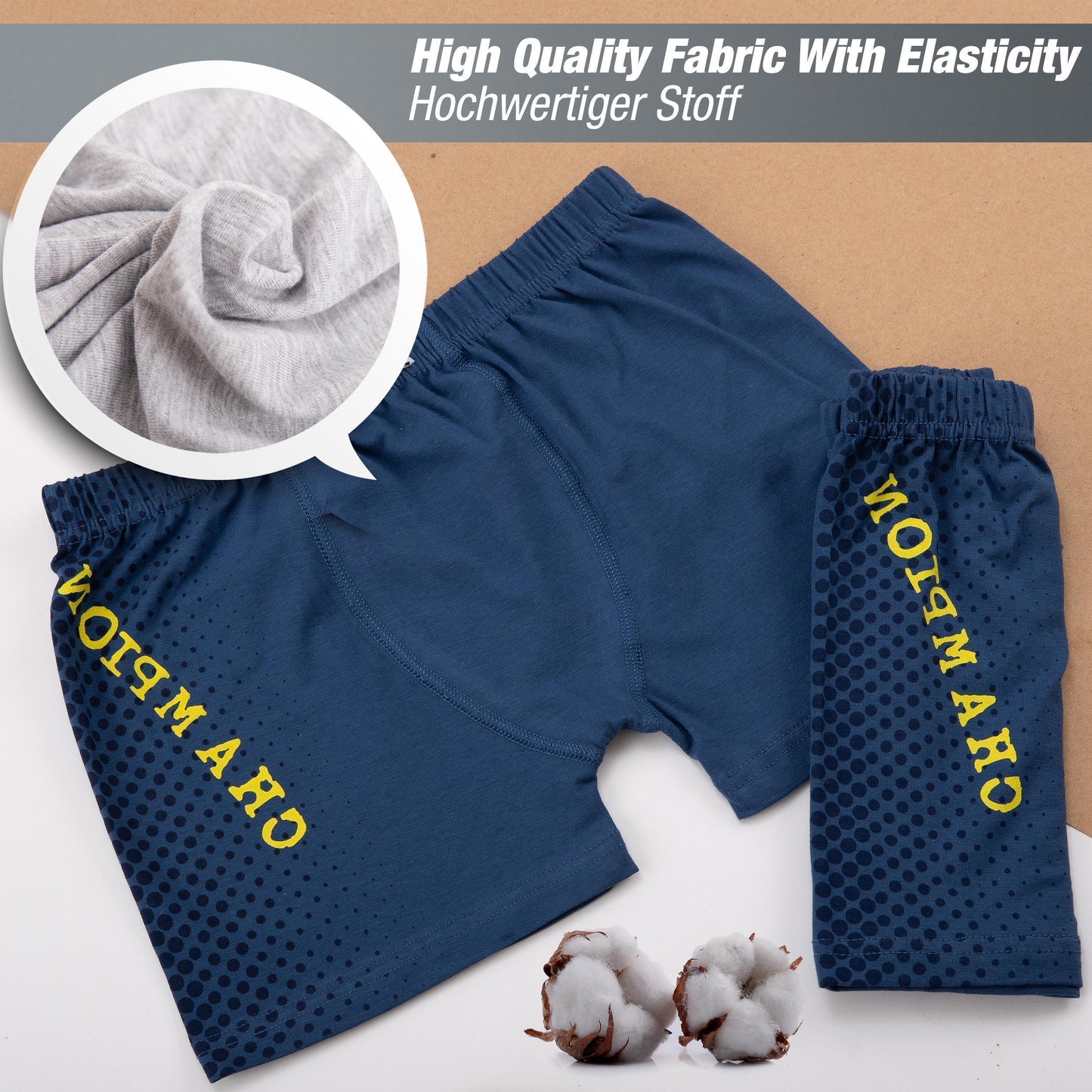 10er Set Jungen Boxershorts - Champion- Bunt