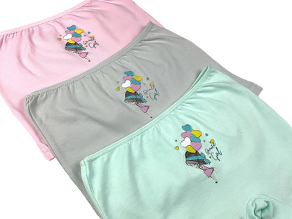5er Set Mädchen Pantys - Herz - Bunt