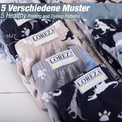 10er Set Jungen Slips - Dinosaurier- Bunt