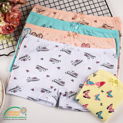 10er Set Mädchen Pantys - Herz - Bunt