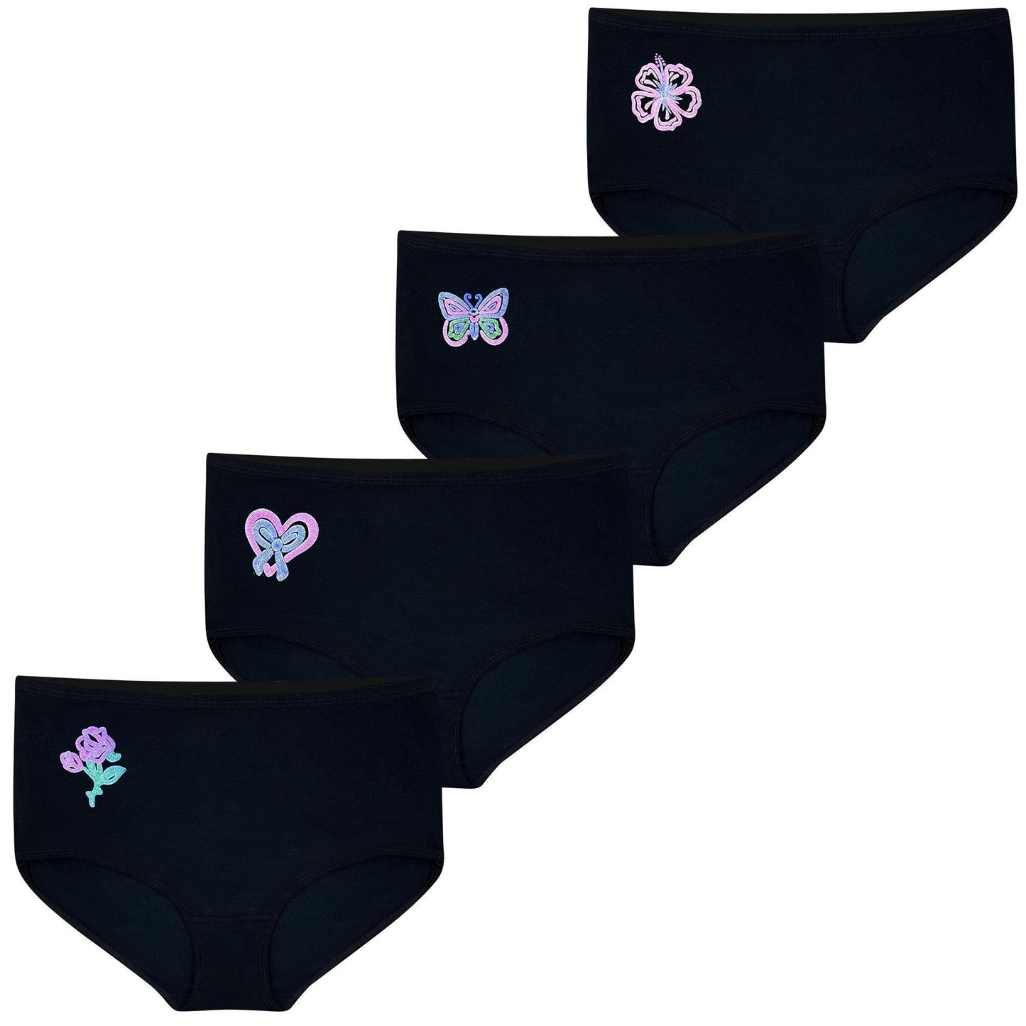 4 Damen Taillenslips aus Baumwolle 2XL-7XL