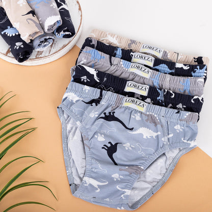 10er Set Jungen Slips - Dinosaurier- Bunt