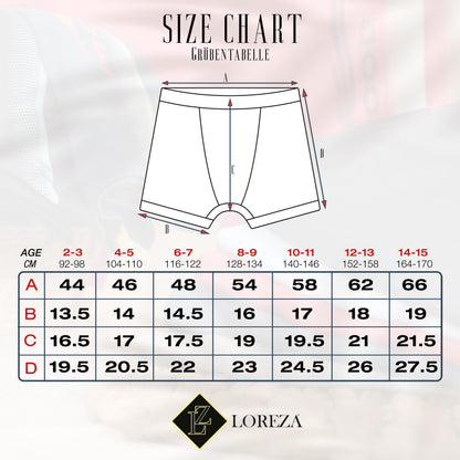 10 Jungen Boxershorts Unterhosen aus Baumwolle 92-170 - Mood