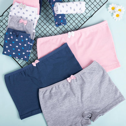 10er Set Mädchen Pantys Boxershorts - Herz