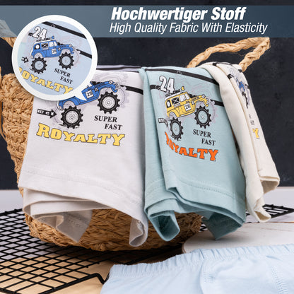 5er Set Jungen Boxershorts - Rallye - Bunt
