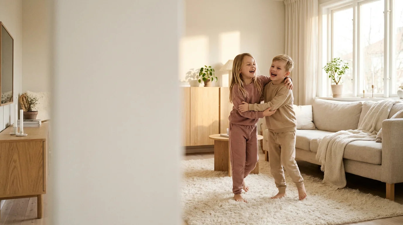 Gemütliches Kinder-Lifestyle-Banner Loreza