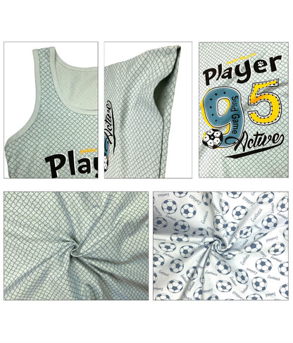 5er Set Jungen Unterhemden - Player - Bunt