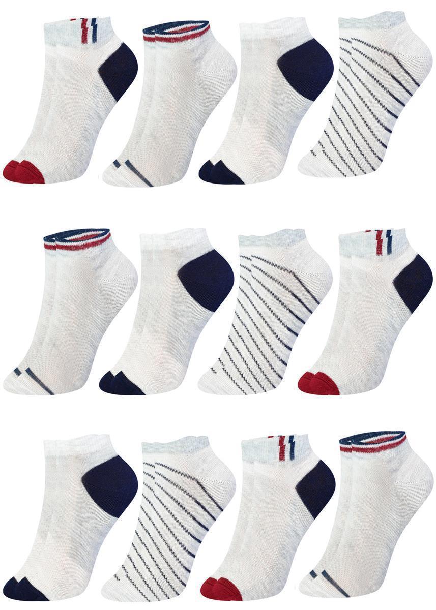 12 Paar Jungen & Mädchen Kurzsocken - Basics - Mehrfarbig