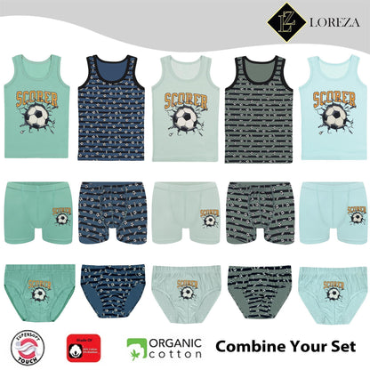 5er Set Jungen Slips - Scorer - Bunt