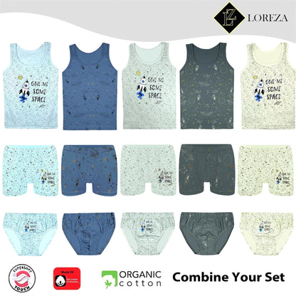 5er Set Jungen Boxershorts - Space - Bunt